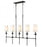 5 Light Linear Chandelier | 3033-5L-MB
