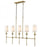 5 Light Linear Chandelier | 3033-5L-RB