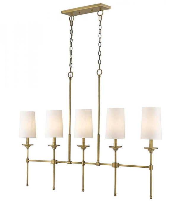 5 Light Linear Chandelier | 3033-5L-RB