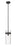1 Light Pendant | 3035P6-MB
