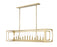 13 Light Linear Chandelier | 3038-13L-RB