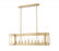 9 Light Linear Chandelier | 3038-9L-RB