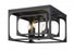 4 Light Flush Mount | 3038F-MB