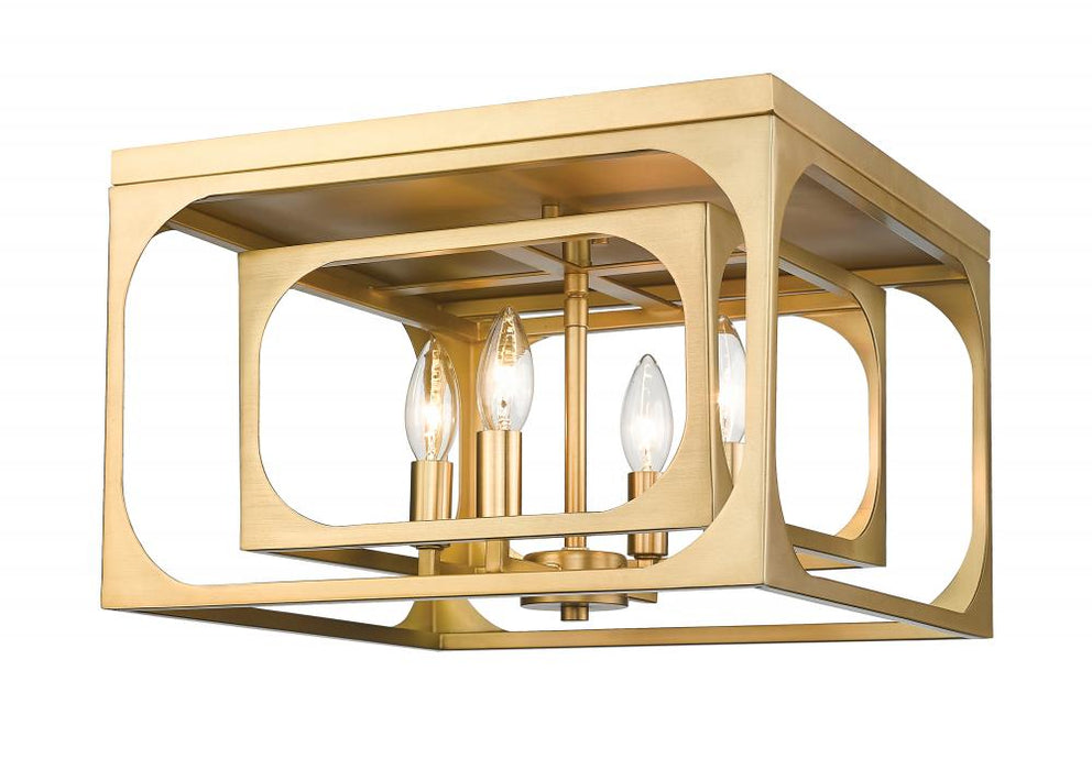 4 Light Flush Mount | 3038F-RB