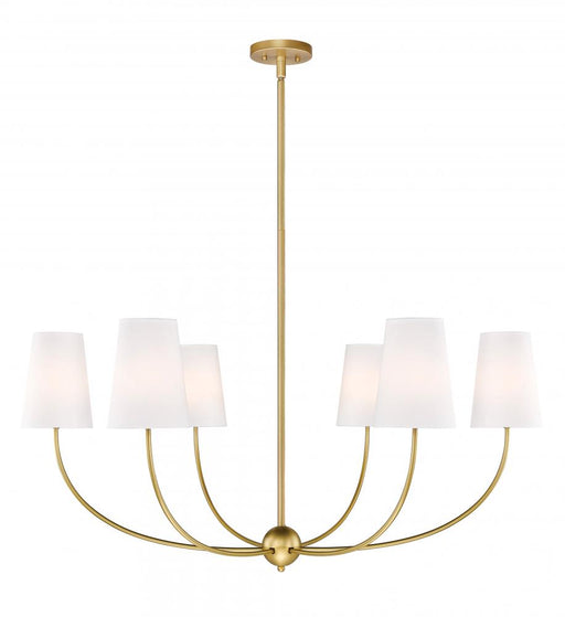 6 Light Chandelier | 3040-42RB