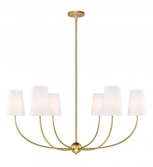 6 Light Chandelier | 3040-42RB