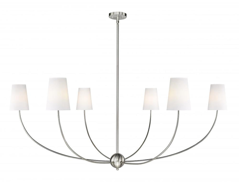 6 Light Chandelier | 3040-62BN