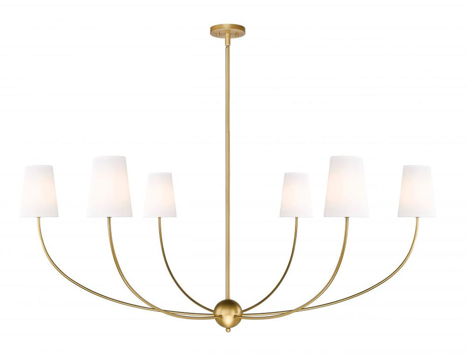6 Light Chandelier | 3040-62RB