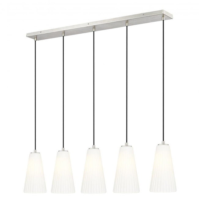 5 Light Linear Chandelier | 3043P6-5L-BN