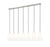 7 Light Linear Chandelier | 3043P6-7L-BN