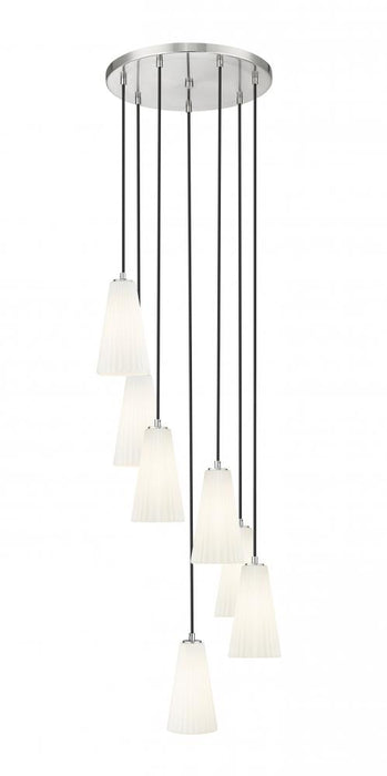 7 Light Chandelier | 3043P6-7R-BN