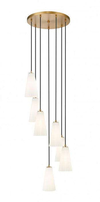 7 Light Chandelier | 3043P6-7R-MGLD