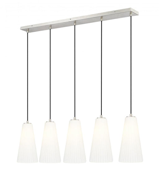 5 Light Linear Chandelier | 3043P7-5L-BN
