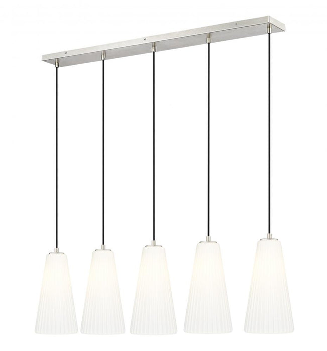 5 Light Linear Chandelier | 3043P7-5L-BN