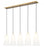 5 Light Linear Chandelier | 3043P7-5L-MGLD