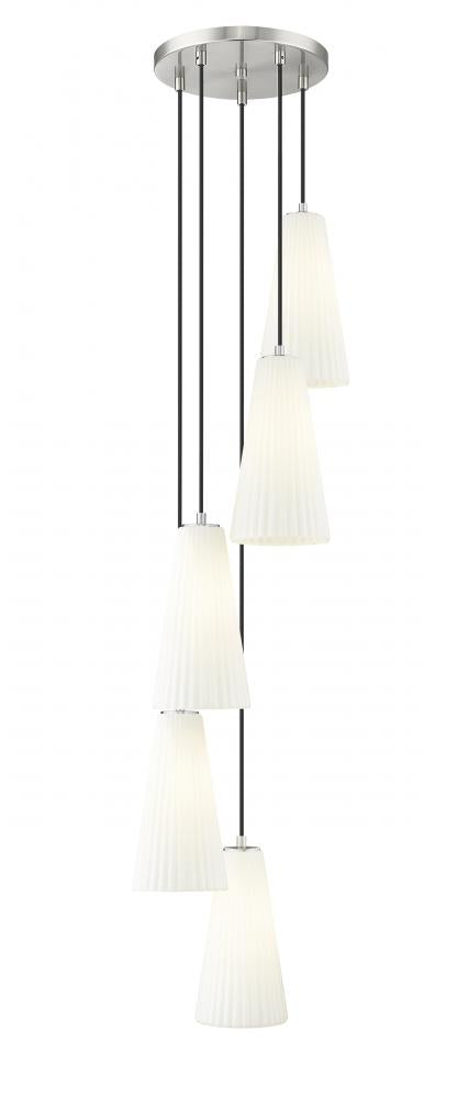 5 Light Chandelier | 3043P7-5R-BN
