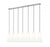7 Light Linear Chandelier | 3043P7-7L-BN