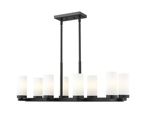 8 Light Linear Chandelier | 3044-8L-MB