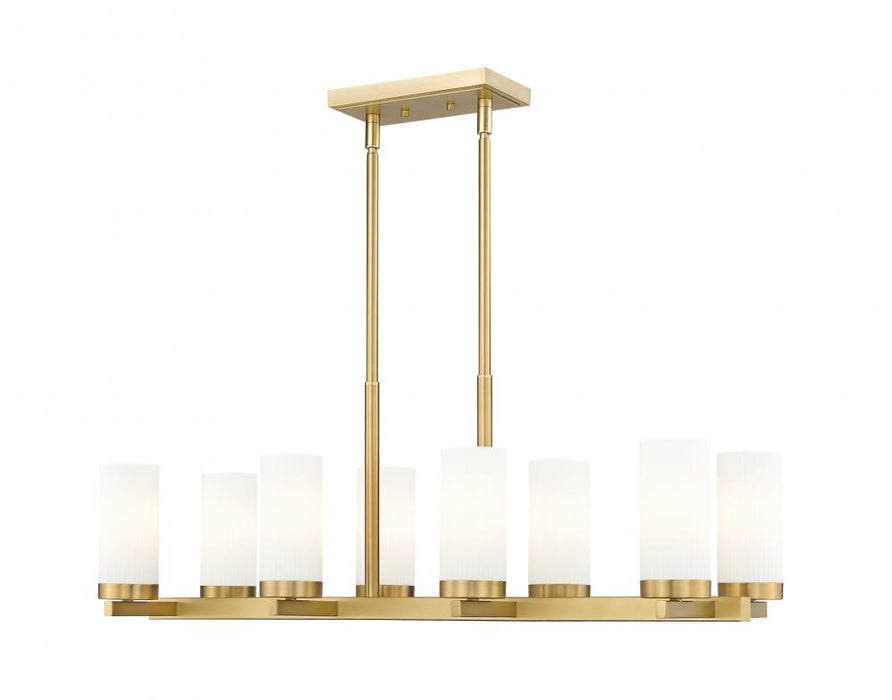8 Light Linear Chandelier | 3044-8L-MGLD