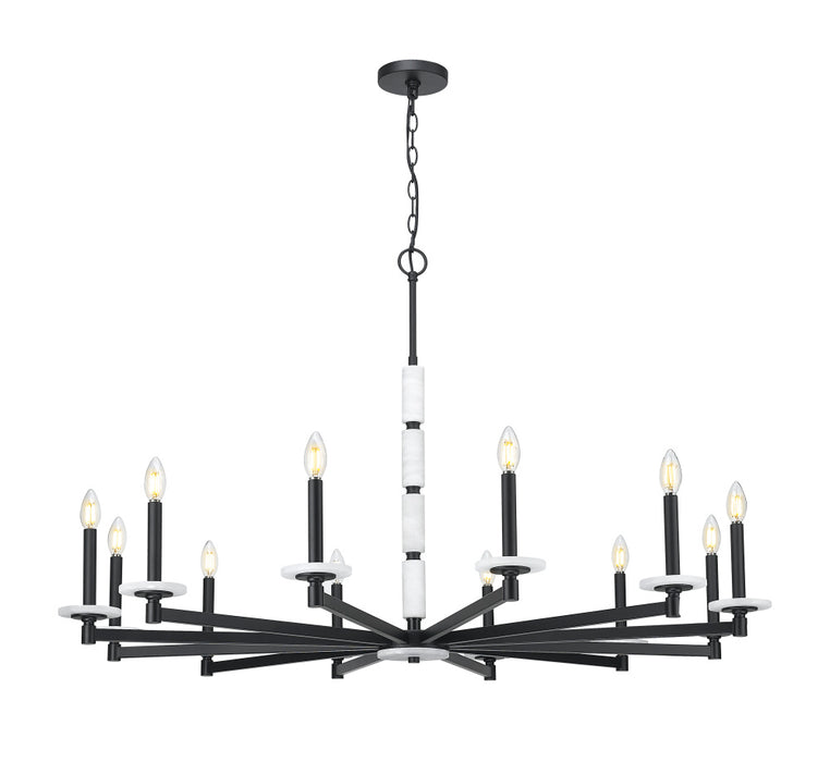 12 Light Chandelier | 3045-12MB