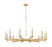 12 Light Chandelier | 3045-12MGLD