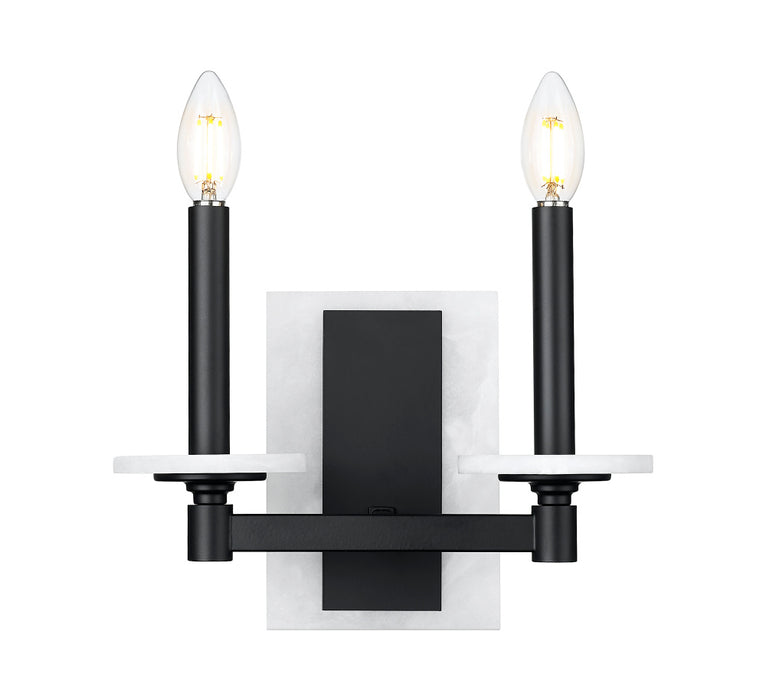 2 Light Wall Sconce | 3045-2S-MB