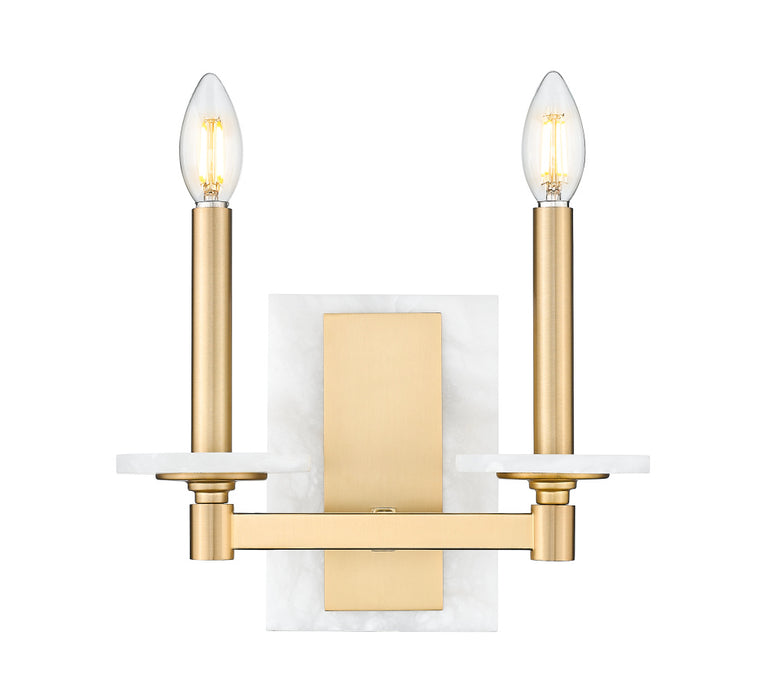 2 Light Wall Sconce | 3045-2S-MGLD