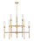 9 Light Chandelier | 3047-9MGLD