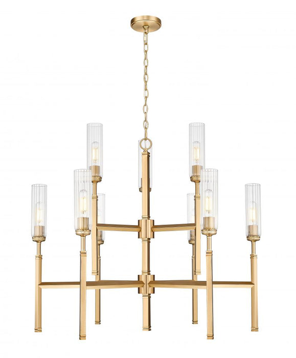 9 Light Chandelier | 3047-9MGLD