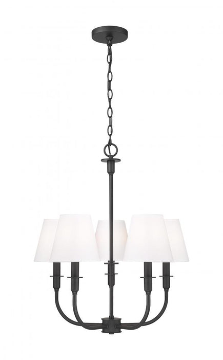 5 Light Chandelier | 3049-18C-MB