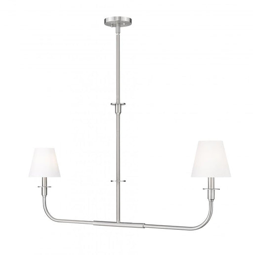 2 Light Linear Chandelier | 3049-42L-BN