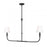 2 Light Linear Chandelier | 3049-42L-MB