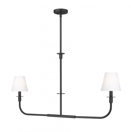 2 Light Linear Chandelier | 3049-42L-MB