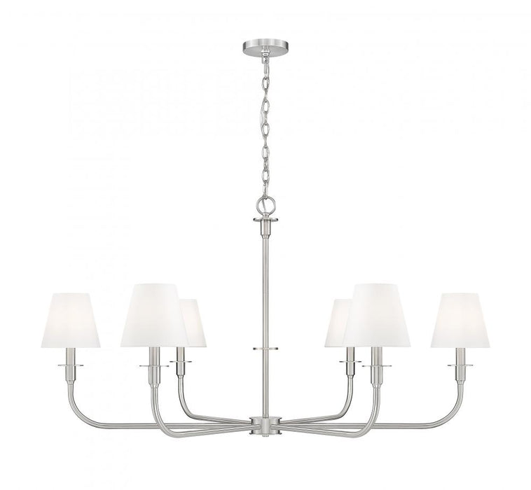 6 Light Chandelier | 3049-45BN