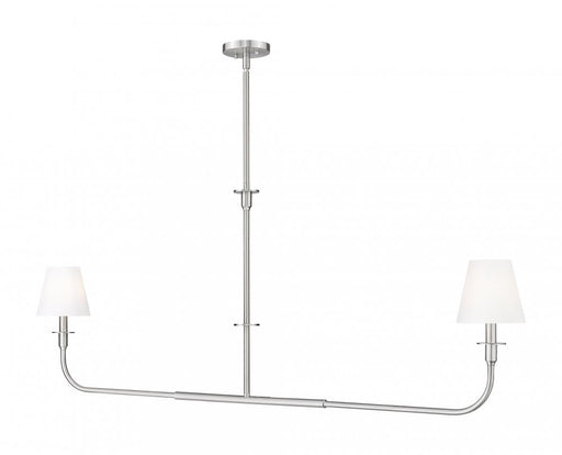 2 Light Linear Chandelier | 3049-60L-BN