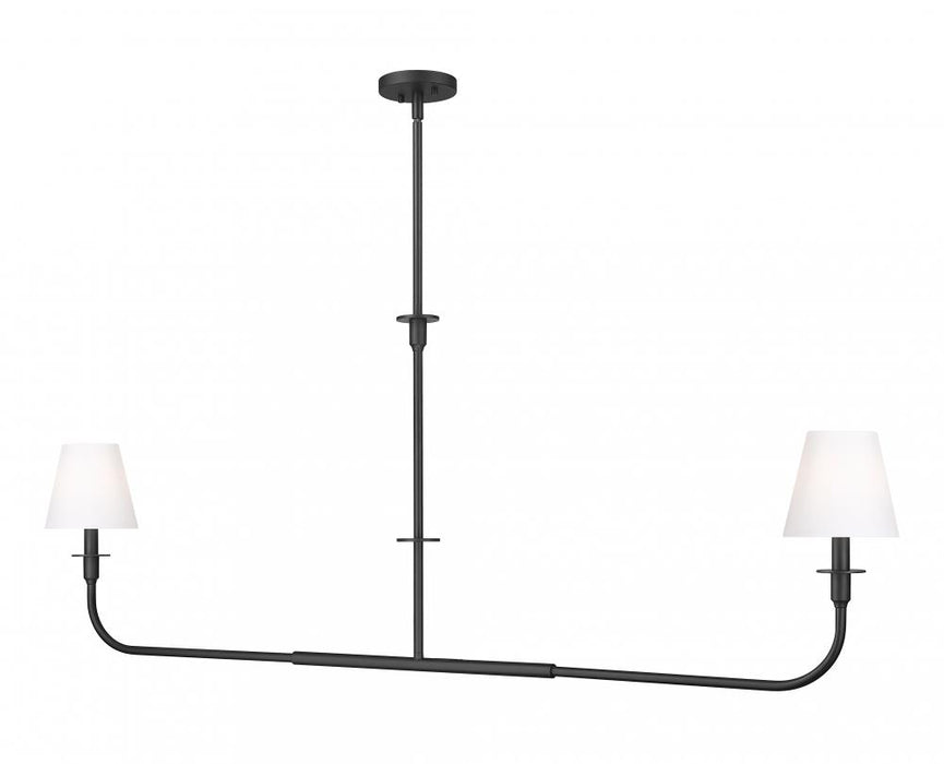 2 Light Linear Chandelier | 3049-60L-MB