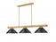 3 Light Billiard | 3050-3RB-MMB