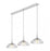 3 Light Linear Chandelier | 3051P12-3L-BN
