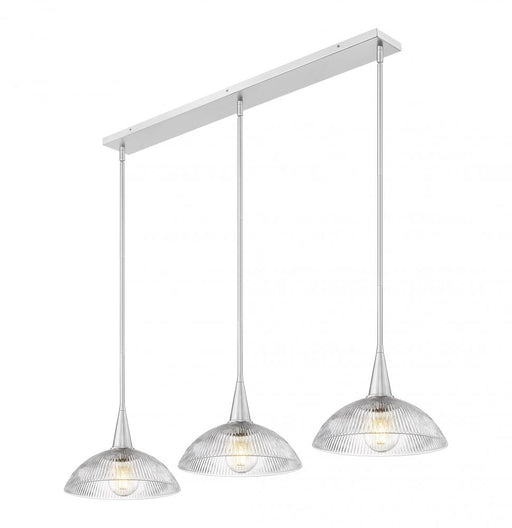 3 Light Linear Chandelier | 3051P12-3L-BN