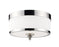 3 Light Flush Mount | 307F-CH