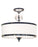 3 Light Semi Flush Mount | 307SF-CH