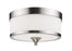 3 Light Flush Mount | 308F-BN
