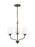 Windom Three Light Chandelier | 3102803-710