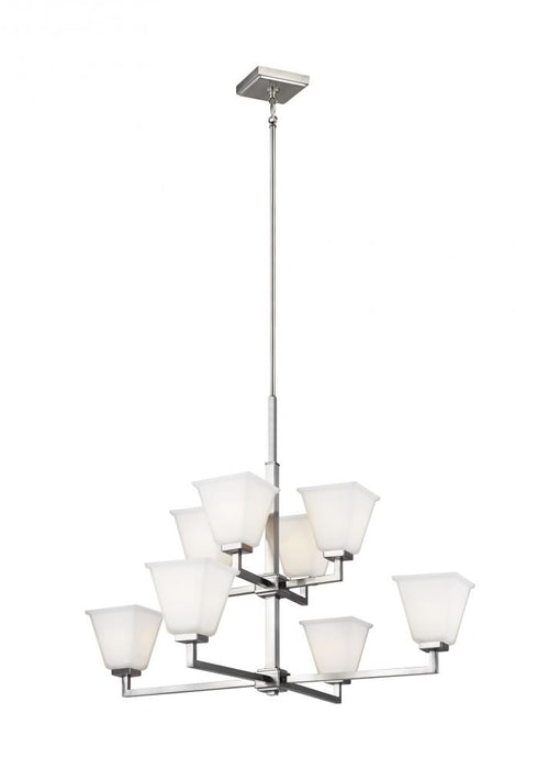 Ellis Harper Classic 8-light Indoor Dimmable Ceiling Chandelier Pendant Light In Brushed Nickel Silv | 3113708-962