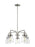 Generation Lighting Belton transitional 5-light indoor dimmable ceiling chandelier pendant light in brushed nickel silve