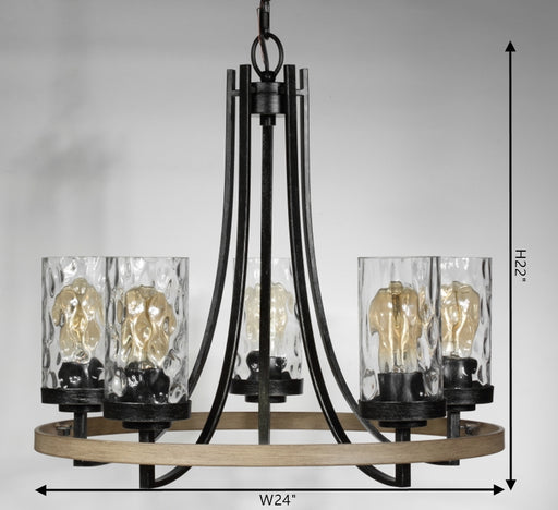 Generation Lighting Gaston Five Light Chandelier