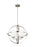 Generation Lighting Alturas contemporary 3-light LED indoor dimmable ceiling chandelier pendant light in brushed nickel