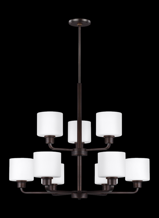 Canfield Nine Light Chandelier | 3128809-710