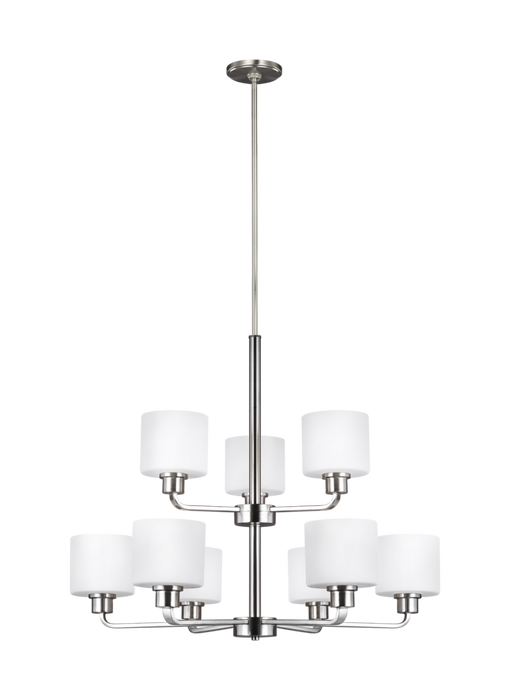 Canfield Nine Light Chandelier | 3128809-962