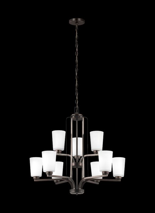 Franport Nine Light Chandelier | 3128909-710
